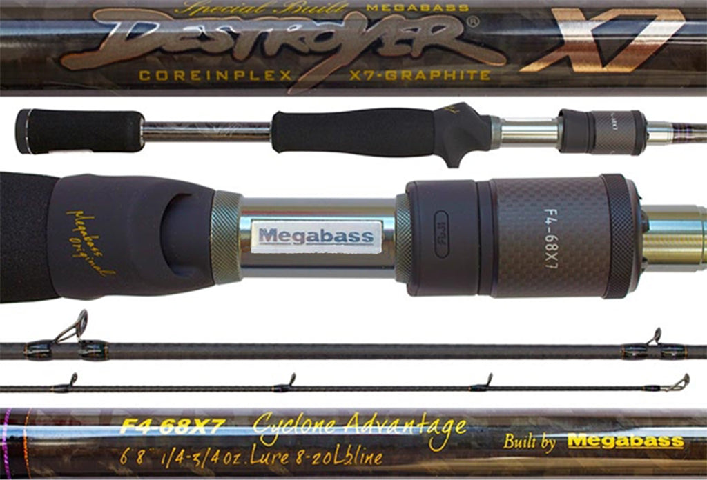 Megabass 2015 Destroyer X7 F4-68 Cyclone Advantage