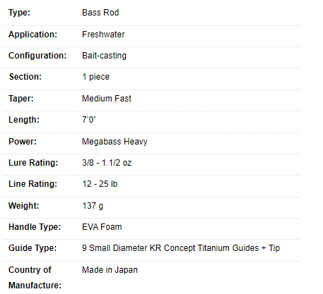 Megabass 2015 Destroyer X7 F5.5-70X7 Diablo Fast Move