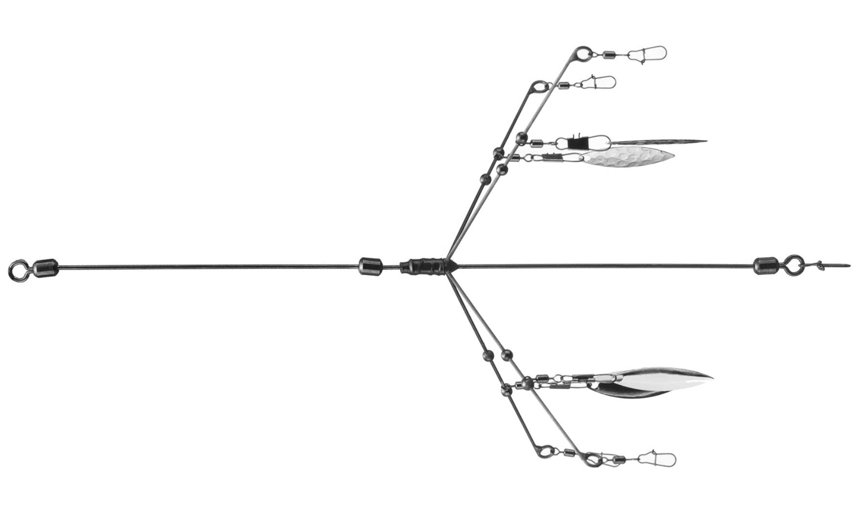Geecrack Bladed Umbrella Rig Silver