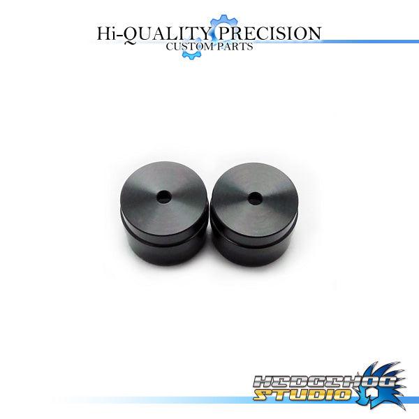 Hedgehog Studio Handle Knob Cap Set - Black - The Tackle Trap