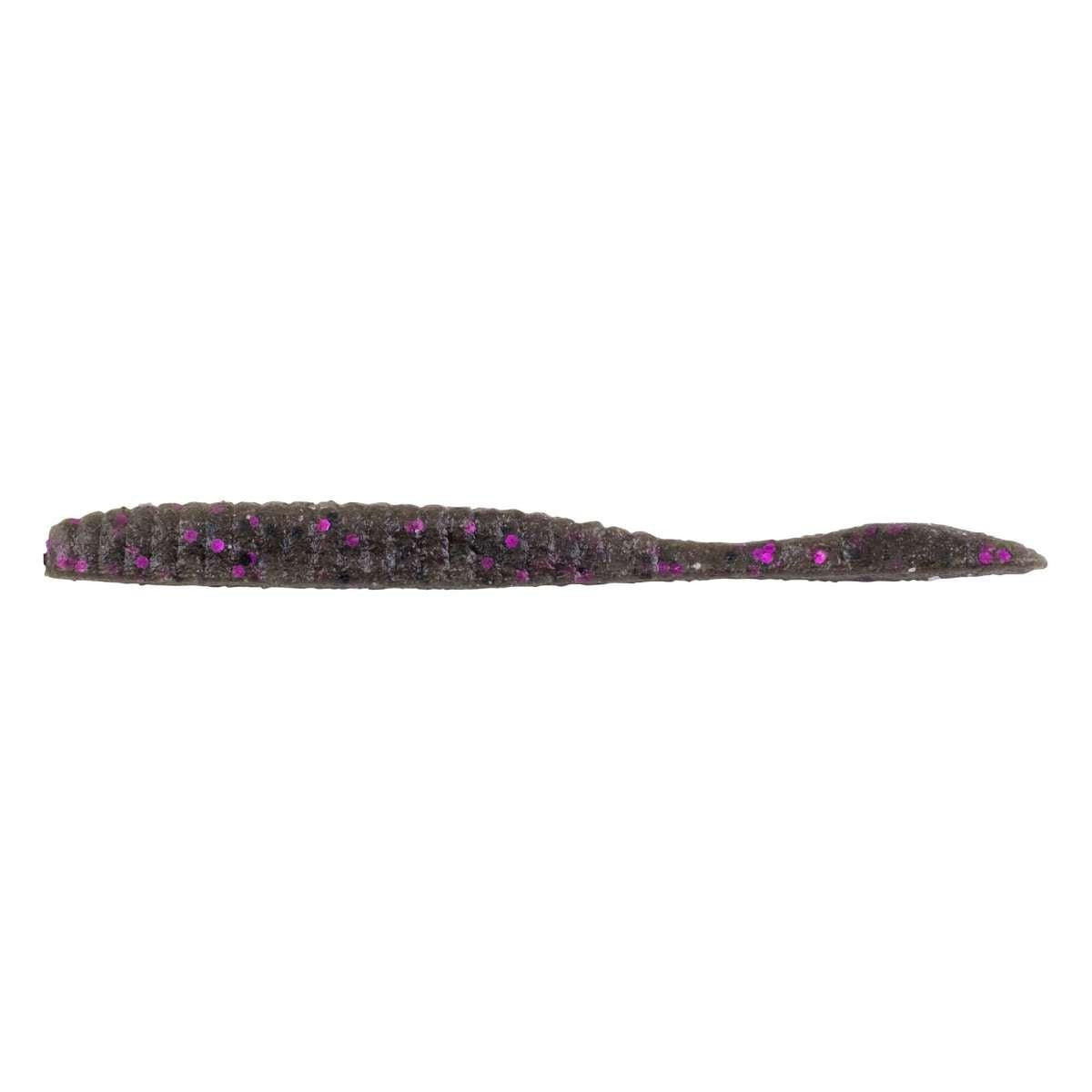 Berkley MaxScent Flat Worm 4.25" (Smoke Black Purple) - The Tackle Trap