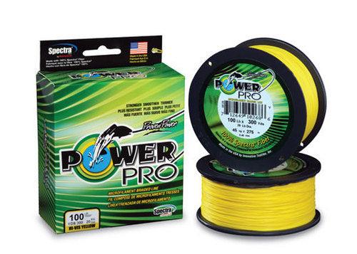 Power Pro Hi-Vis Yellow Micro Briad (10lb.) 150yd. - The Tackle Trap