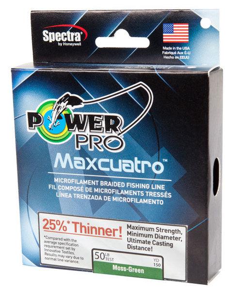 Maxcuatro - 65LB Test - 0.36mm Dia - 150 yds - Moss-Green - The Tackle Trap