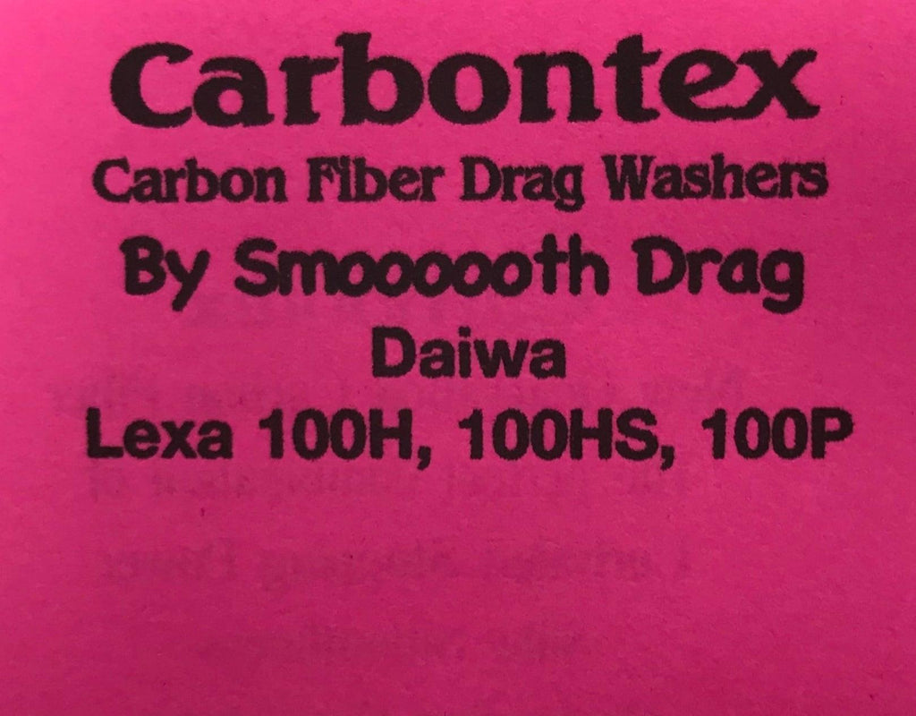 carbontex drag washers daiwa saltist 6500h Carbontex Daiwa Lexa 100