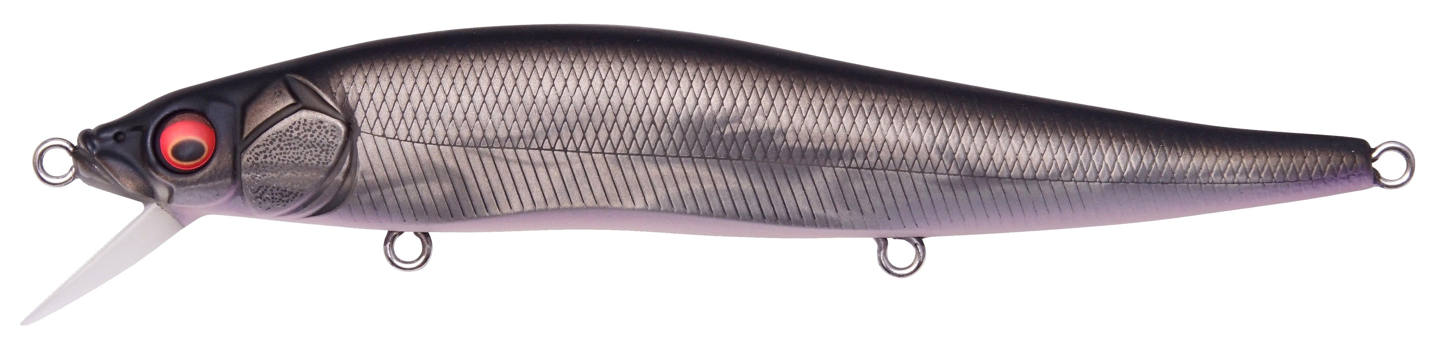 Megabass Vision 110 - Mat Deadly Black Shad - The Tackle Trap