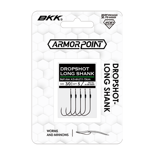 BKK Log Shank Drop Shot Hook