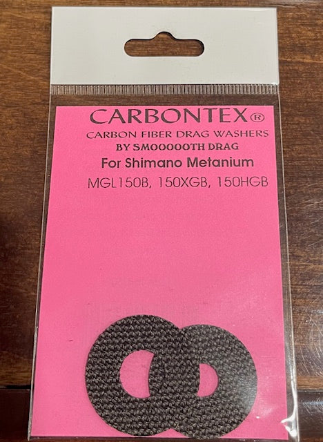 Carbontex Drag Washers by Smooth Drag for Shimano Metanium