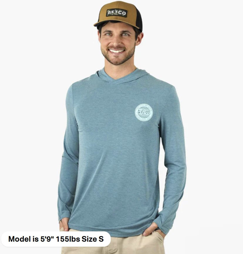 AFTCO Ocean Bound LS Sun Protection Hoodie
