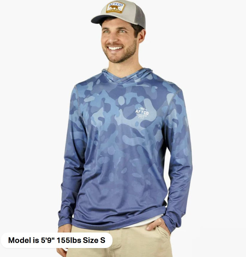 AFTCO OG Camo UVX Sun Protection Hoodie