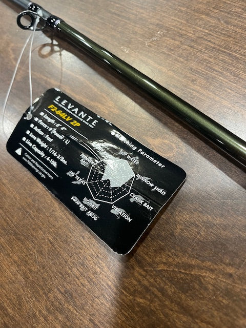 Megabass Levante F2-64LV 2 Piece Casting Rod (Blemish)