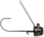 VMC Finesse Weedless Jig 1-8oz (Black) - The Tackle Trap