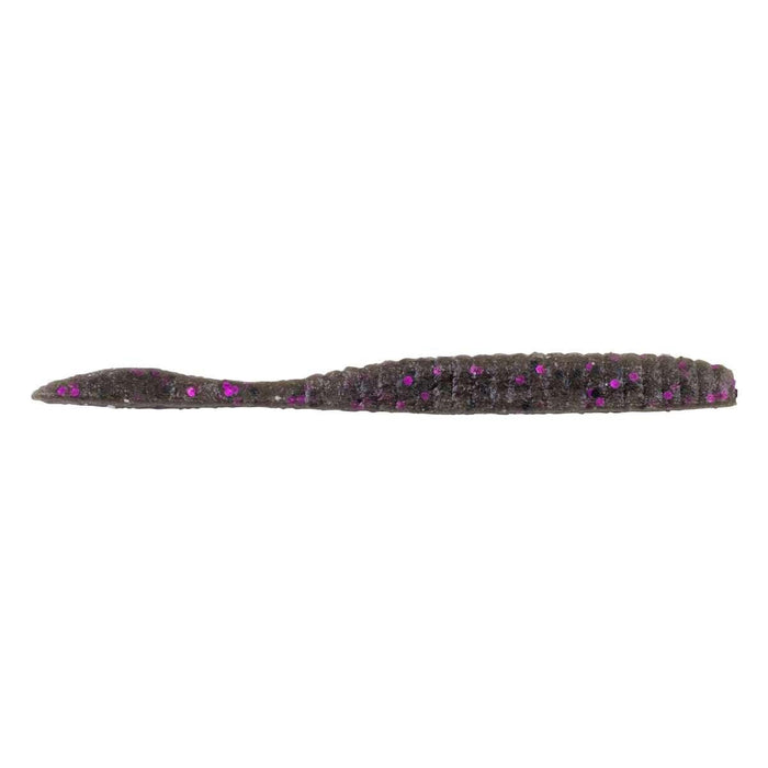 Berkley MaxScent Flat Worm 4.25" (Smoke Black Purple) - The Tackle Trap