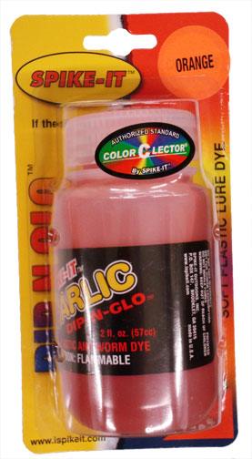 Spike It Dip-N-Glo Garlic 4oz (Orange) - The Tackle Trap