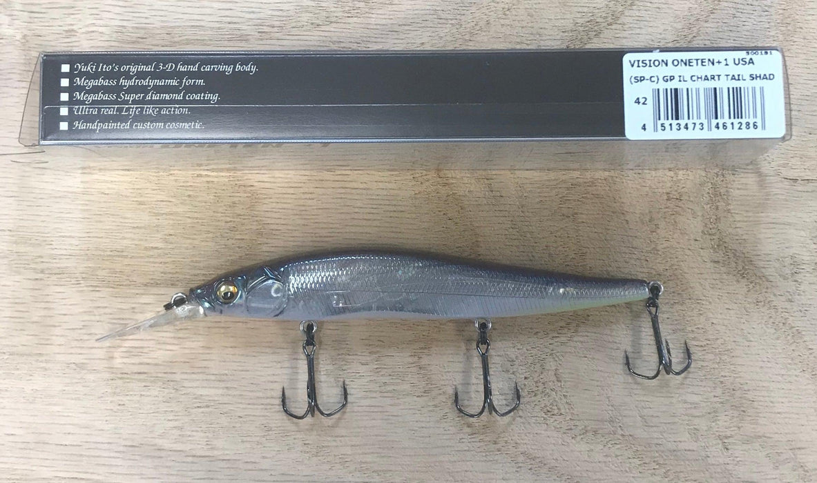 Megabass Vision 110 +1 - (SP-C) GP IL Chart Tail Shad - The Tackle Trap