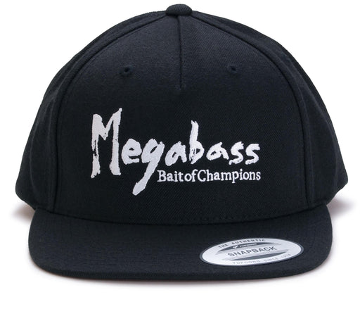 2021 Megabass Brush Snapback - Black-White - The Tackle Trap