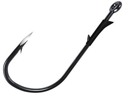 Ganci Flippin' Artiglio Trokar TK130 5/0 – 4 Pezzi Neri Per Pesca Al Bass