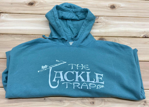 "The Tackle Trap" Pull Over Hoodie Large - Green - The Tackle Trap