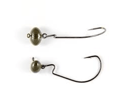 Queen Tungsten Swinghead 3-8oz - Green Pumpkin - The Tackle Trap