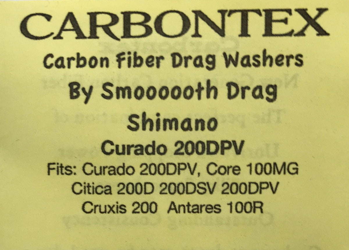 Carbontex Drag Washer Kit - Shimano Curado 200DPV