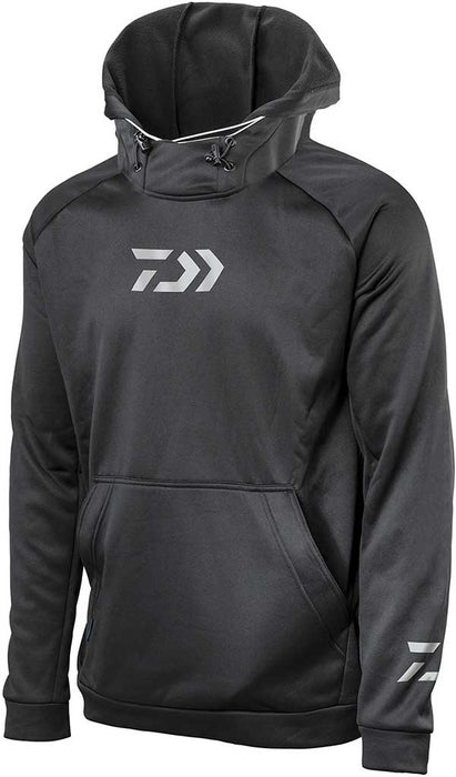 Daiwa D-VEC Hoodie With Facemask Black