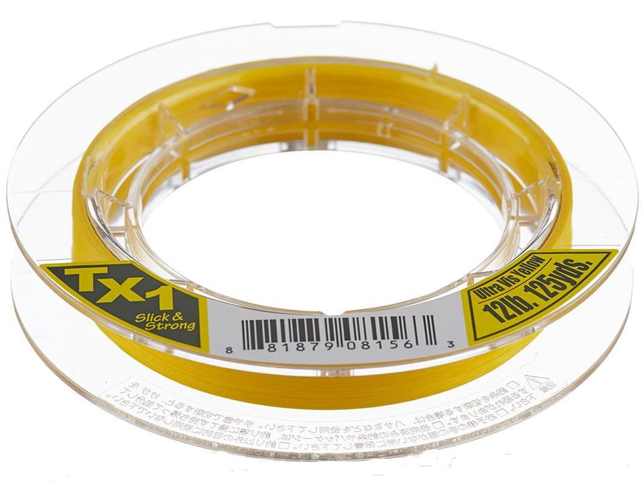 Sunline TX1 Braided Line Ultra Hi Vis Yellow (10 lb., 600 yd.) - The Tackle Trap