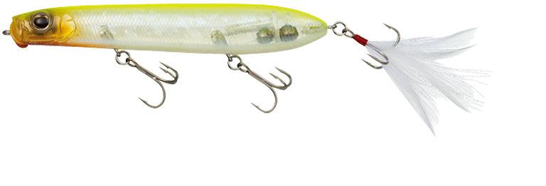 Evergreen SB-105 Topwater Plug (Skeleton Chartreuse) - The Tackle Trap