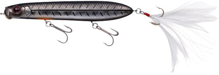 Evergreen SB-105 Topwater Plug (Black Bone) - The Tackle Trap