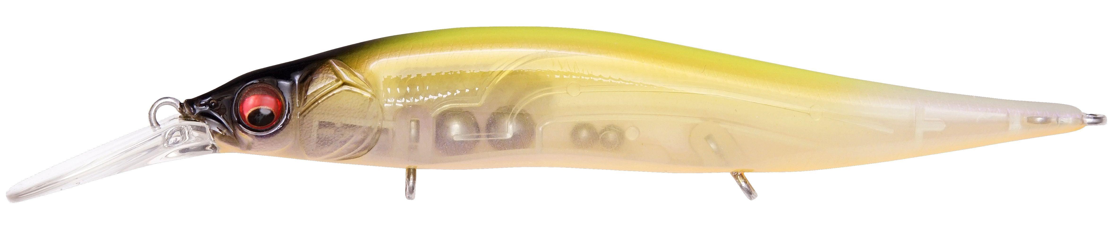 Megabass Vision 110 +1 JR - PM Twilight Chartreuse Back - The Tackle Trap